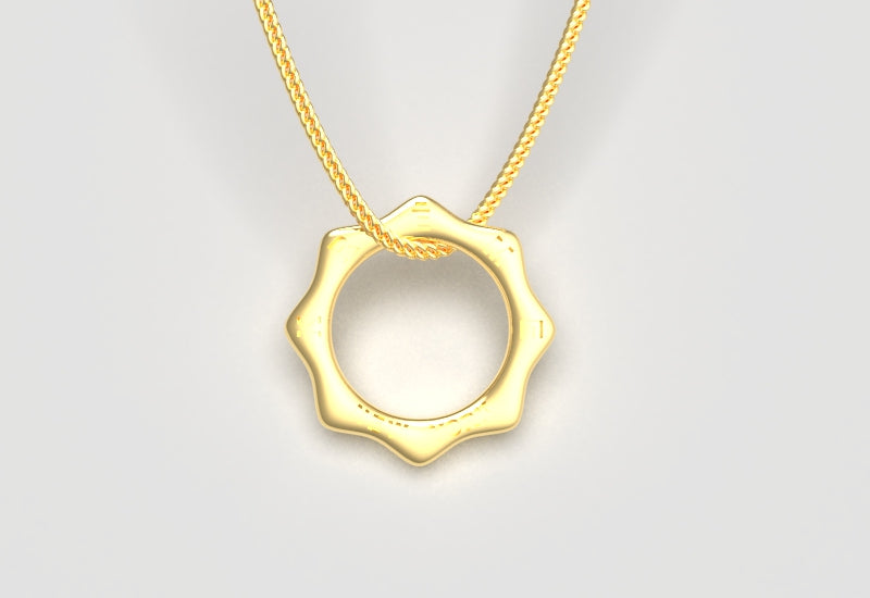 Octa Gold 1.5mm Necklace in 18k Yellow Gold