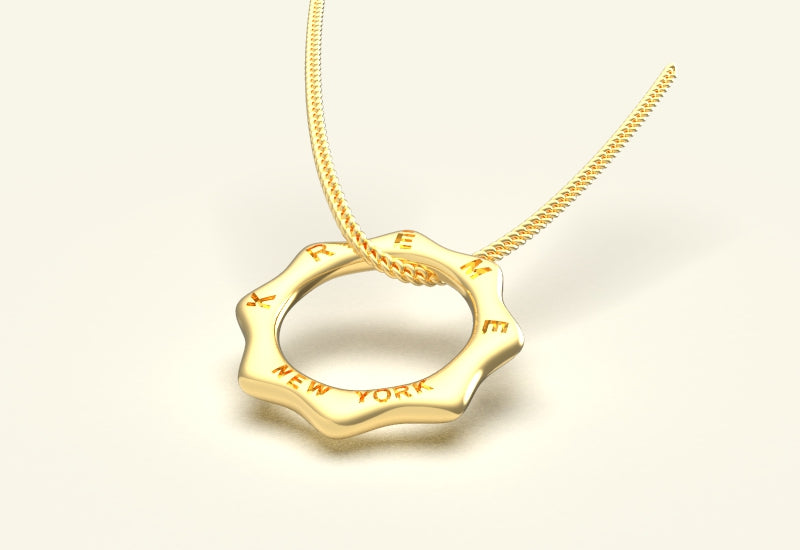 Octa Gold 1.5mm Necklace in 18k Yellow Gold