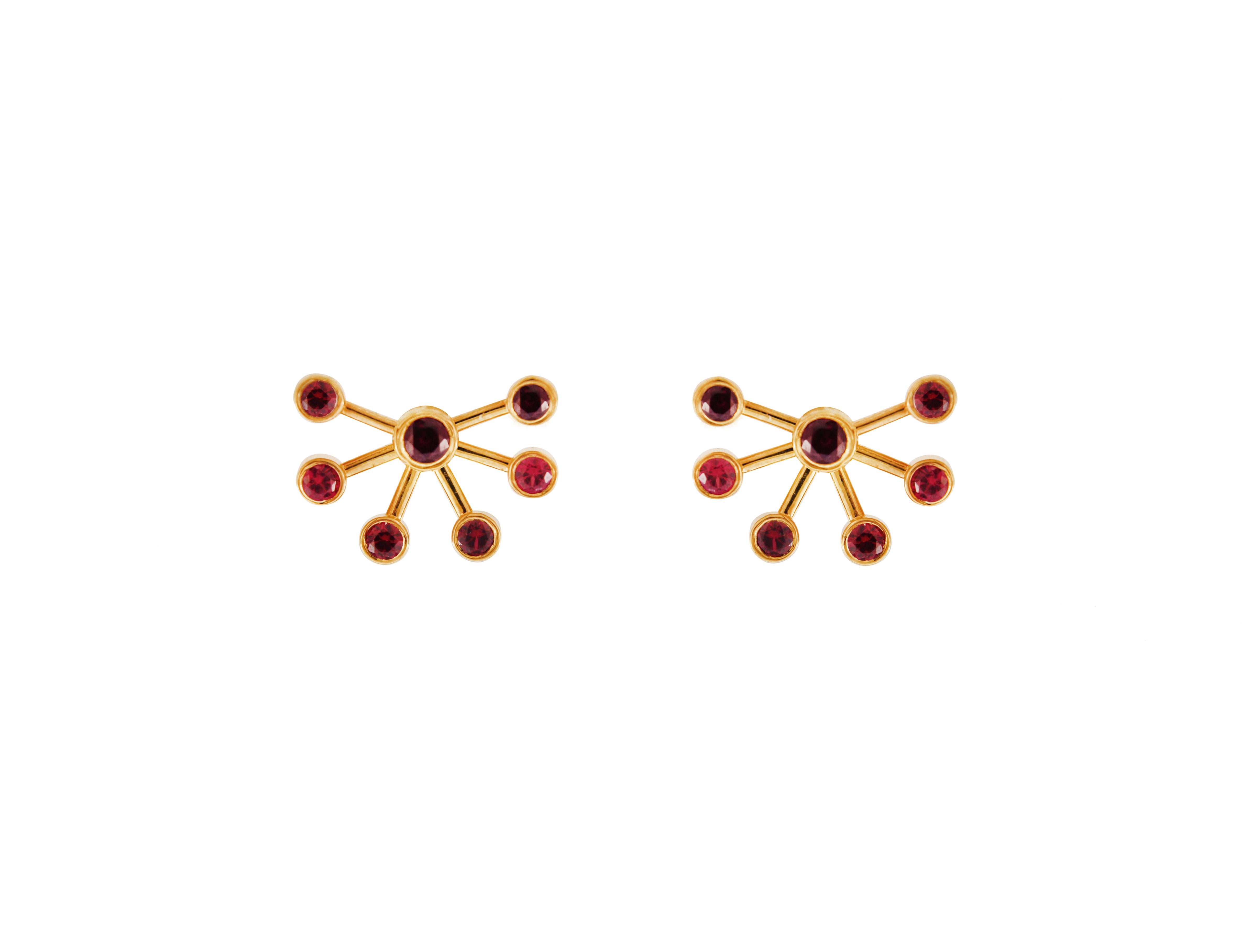 [Valentine's Edition] Rose Earrings in 14k Yellow Gold