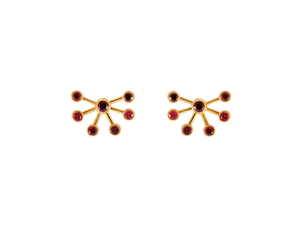 [Valentine's Edition] Rose Earrings in 14k Yellow Gold