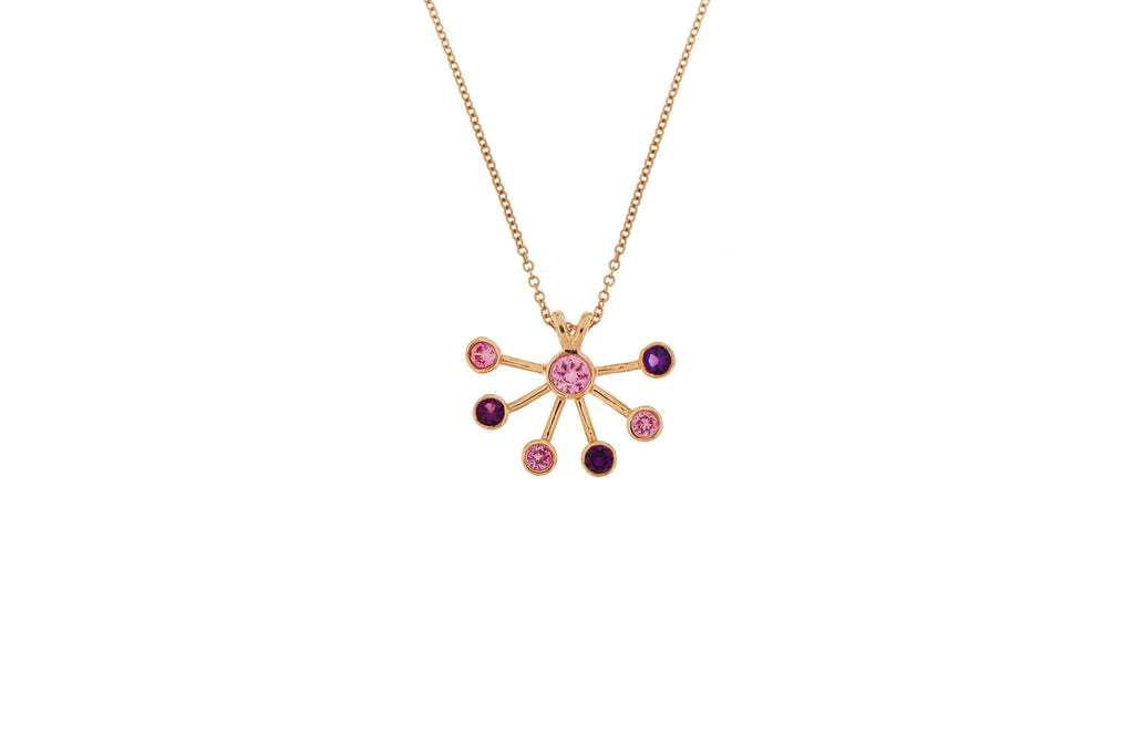 Didiscus Necklace in Rose Gold